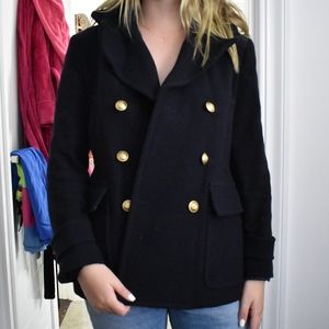 J Crew Double Breasted Wool Coat